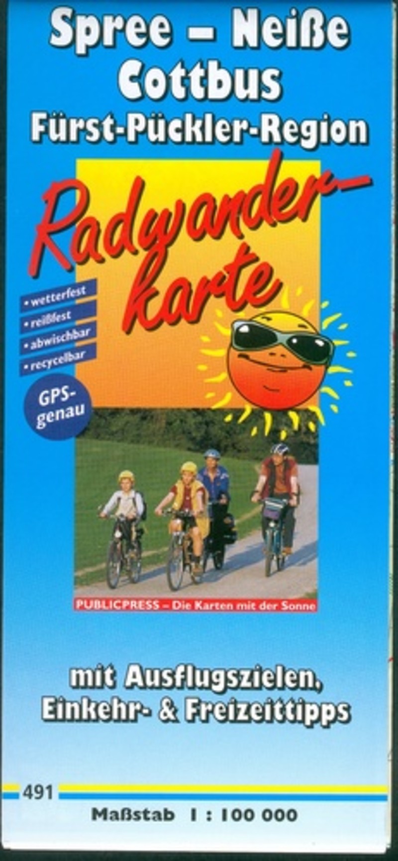 Neue Radwanderkarte „Spree Neiße Cottbus - Fürst Pückler Region ...