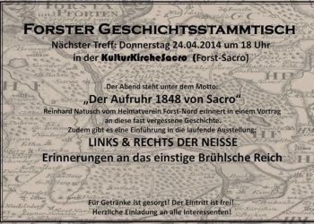 Forster Geschichtsstammtisch