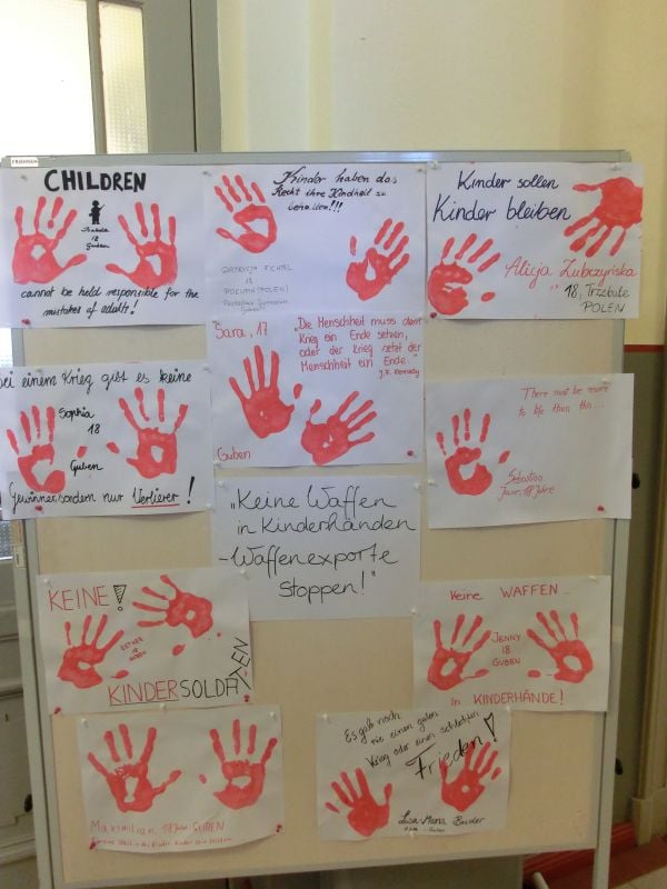 Aktion gegen den Mißbrauch von Kindern als Soldaten