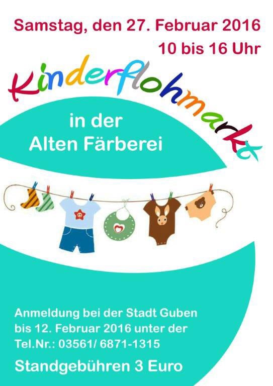 Kinderflohmarkt 27022016 F STadt Guben