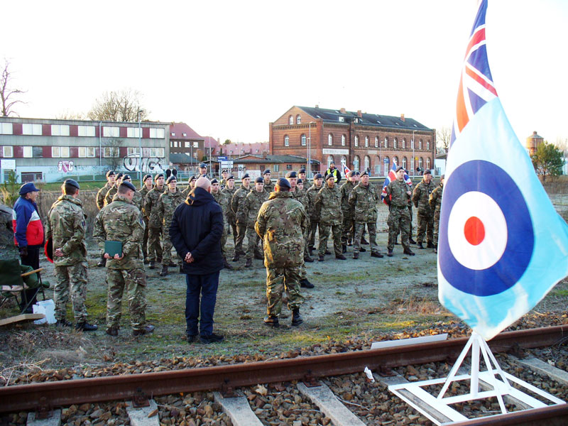 Royal Air Force Long March am 28. Januar 2016 2 F Stadt Spremberg
