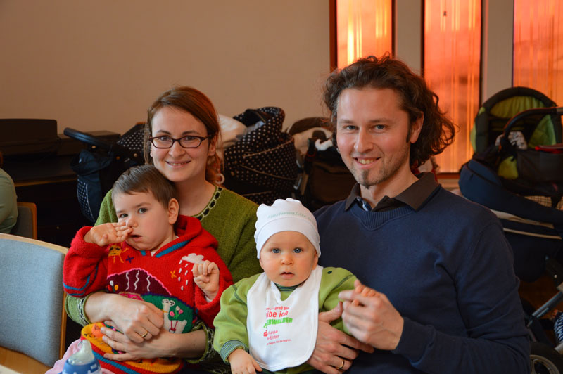 Familie Larentis mit Lara 2 ½ Jahre und Gabriel 10 Monate würde sich gern dauerhaft in Finsterwalde niederlassen F STadt Finsterwalde
