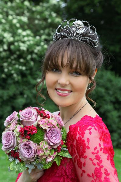 Die 26. Forster Rosenkönigin Elisabeth I.; Foto: Angelika Wuntke