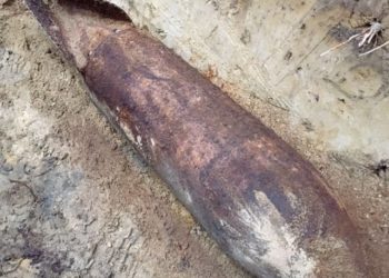 Archivbild einer Fliegerbombe