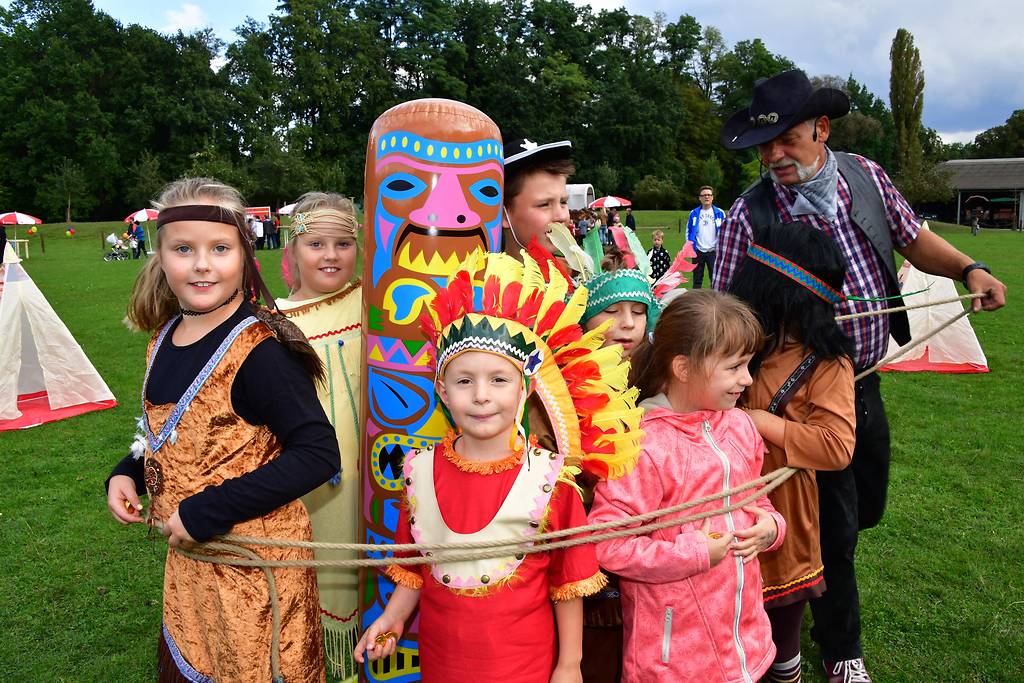 skildpadde Fjerde med tiden 300 Kinder feiern Cowboy- und Indianerfest | NIEDERLAUSITZ aktuell