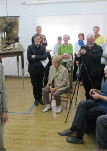 Hans-Peter Klie in der Ausstellung KunstArchiv
