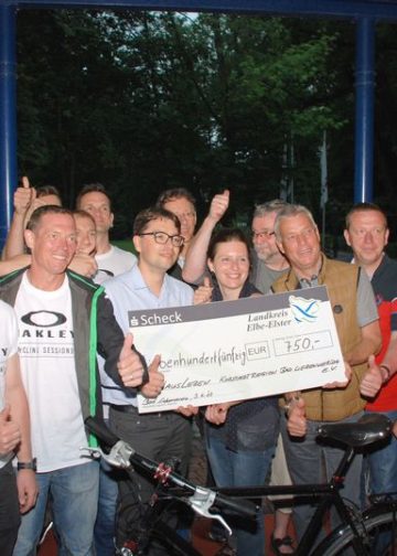 Radsportler Dr Kreher und Scheck