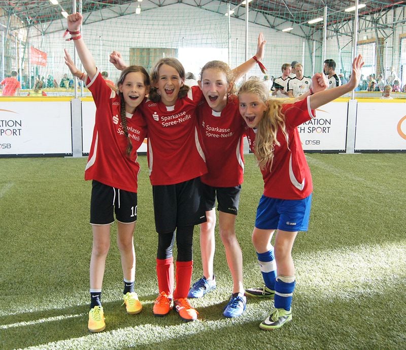 Team Kästner Kicker Girls der Erich-Kästner Grundschule Cottbus