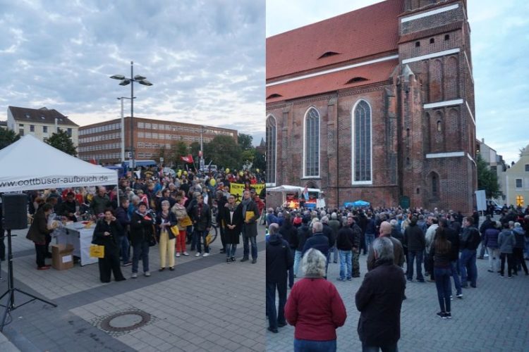 Vielfalt oder Gauland? Politische Demos in Cottbus friedlich abgelaufen
