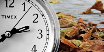 Uhr auf Winterzeit