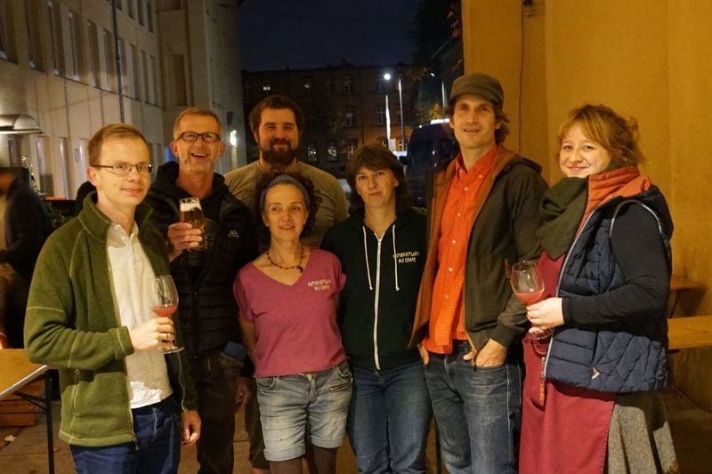 Die Veranstalter des ersten Hoffests in der alten Keksfabrik Cottbus
