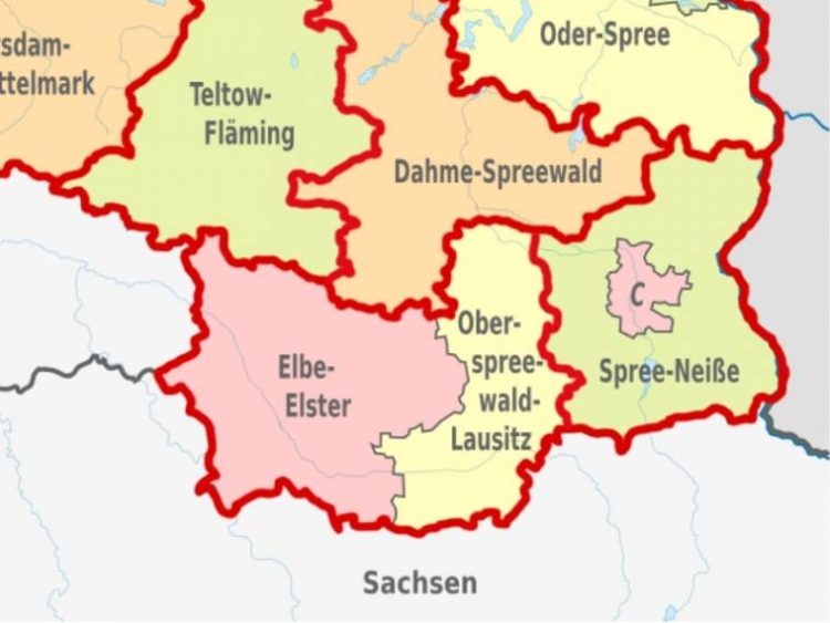 geplanter Kreiszuschnitt für Südbrandenburg