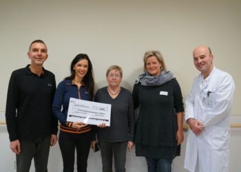 Spendenübergabe Injoy Cottbus an die Kinderkrebsstation im CTK Cottbus