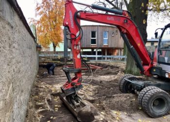 Munitionsfund bei Baggerarbeiten