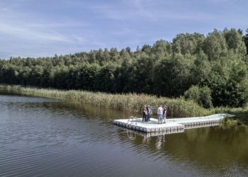 Wasserrückgang im Pastlingsee