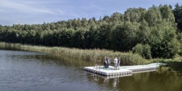 Wasserrückgang im Pastlingsee