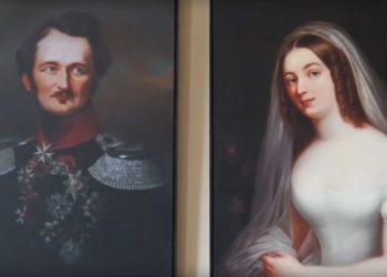 Wandportraits im Schloss Branitz