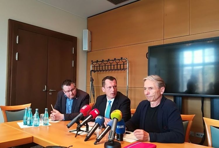 Pressekonferenz Stadt Cottbus Gespräche