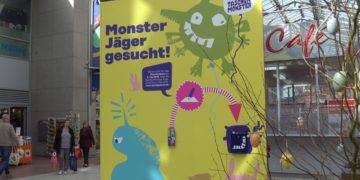 Taschenmonster Infopoint in der Spree Galerie Cottbus