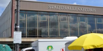 Alkoholverbotschild Cottbus