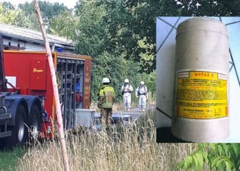 Einsatz Chemikalienfunde in Cottbus