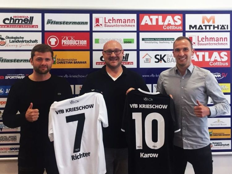 VfB Krieschow verlängert mit Tim Richter und Kevin Karow