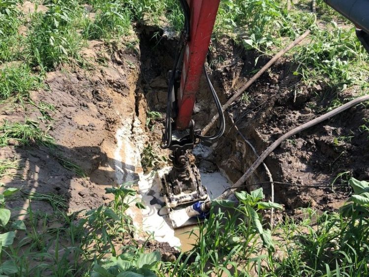 Rohrbruch im Bereich Drebkau behoben