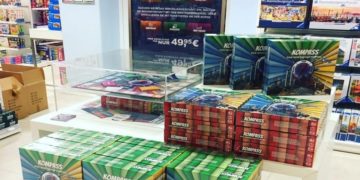 KOMPASS-Das Wirtschaftsspiel ist jetzt auch bei Galeria Kaufhof in Cottbus erhältlich