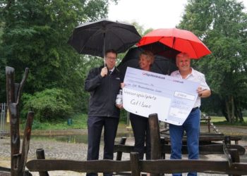 Spendenübergabe ZAC Wasserspielplatz Cottbus