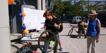 BTU Gesundheitstag Stand des allgemeinen deutschen Fahrradclubs