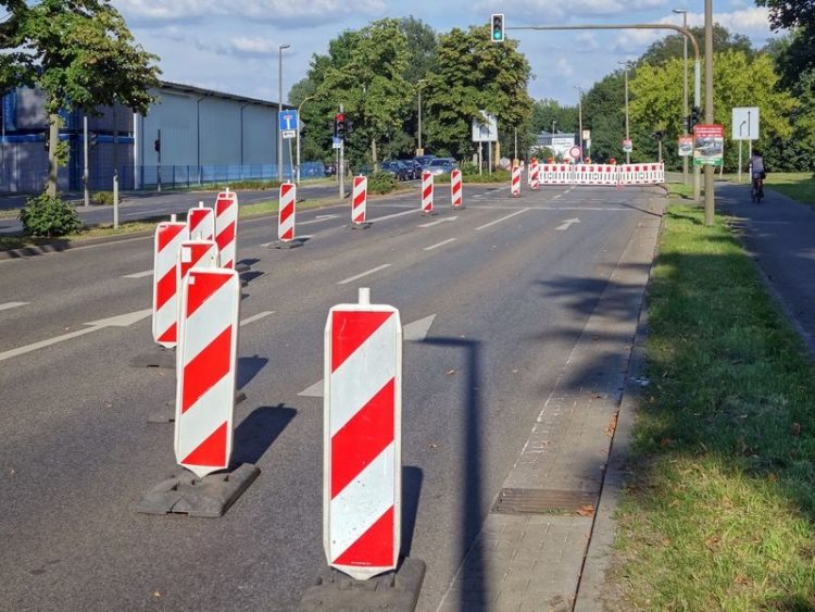 Weitere Straßenbauarbeiten in Cottbus
