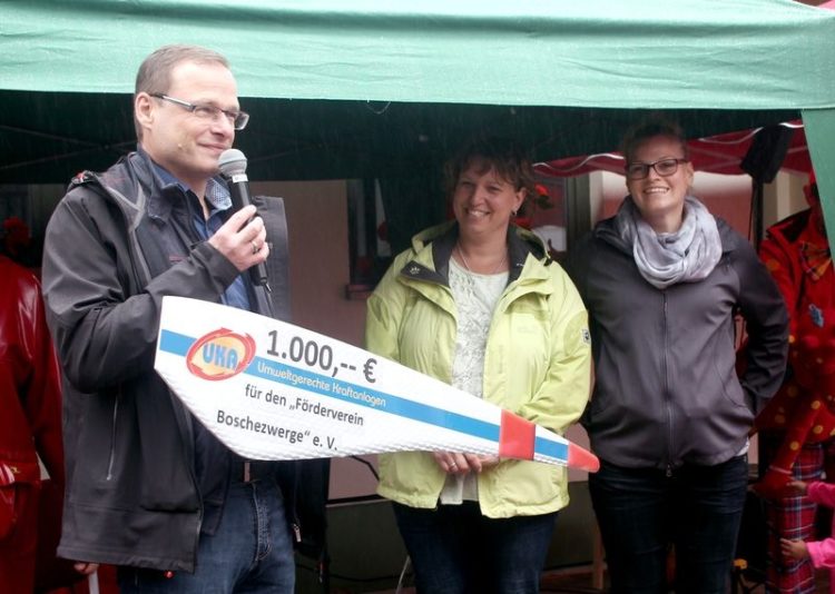 UKA spendet 1.000 Euro an Förderverein „Boschezwerge“ aus Goyatz