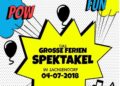 Plakat zur Feirenspaß in Cottbus-Sachsendorf