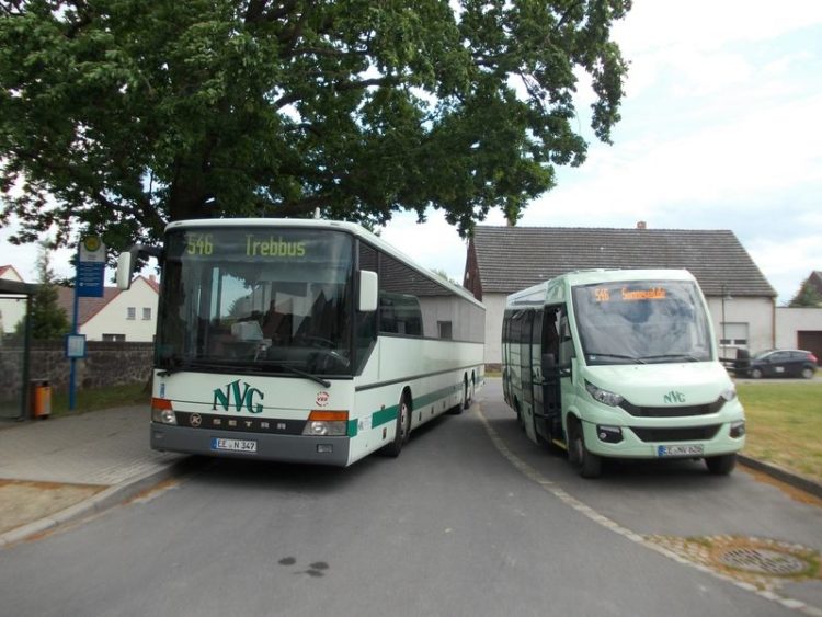 Baustellenbedingte Fahrplanänderungen in Trebbus