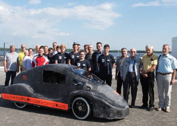 BTU-Team Lausitz Dynamics startet mit Energiesparmobil MAMMUT in London