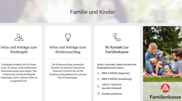 Kindergeld einfacher und schneller online beantragen