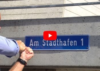 Guerilla Aktion Cottbuser Ostsee Straßenbennung