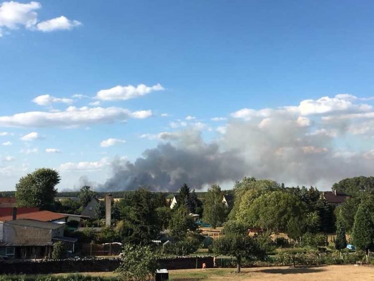 Annaburger Heide: Feuer breitet sich wieder aus