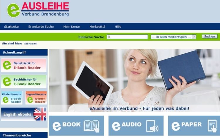 Neu! Onleihe-Sprechstunde in der Cottbuser Bibliothek