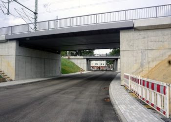 Baustelle Bahnknotenpunkt Ruhland: Bernsdorfer Straße fertiggestellt