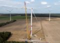 Bauarbeiten im Windpark Hartmannsdorf kommen voran