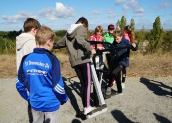 Cottbuser Ostseemeile mit ersten Sportgeräten eröffnet