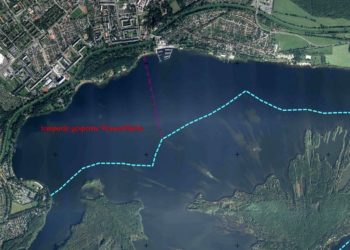 Niemtscher Bucht im Senftenberger See nach Rutschung gesperrt