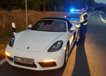 Gestohlenen Porsche bei Cottbus gestoppt