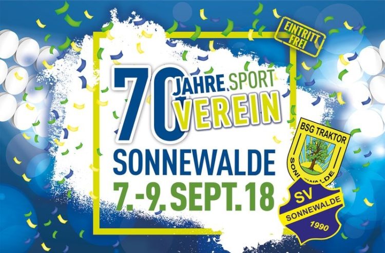 Sonnewalder Sportverein feiert 70. Geburtstag