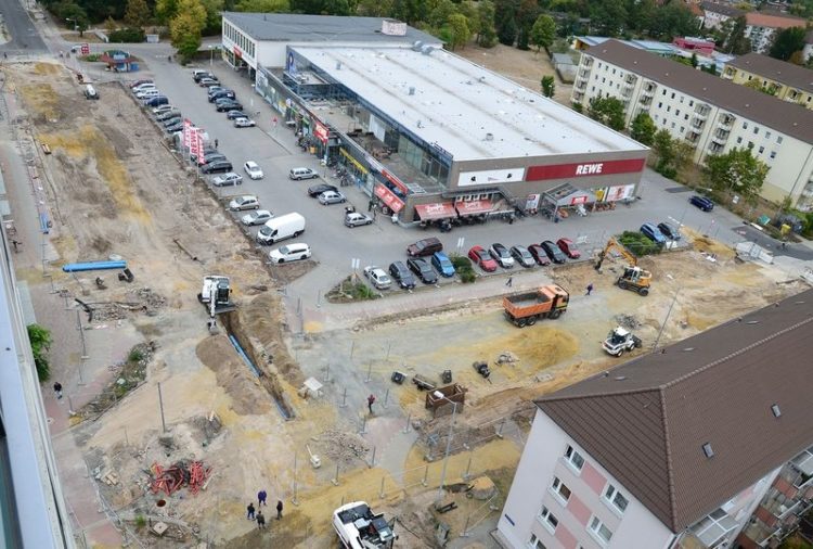 Umgestaltung des "roten Platzes" in Lübbenau