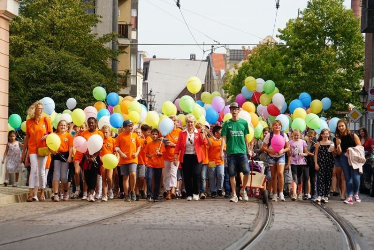 Cottbuser Kinder feiern internationalen Kindertag