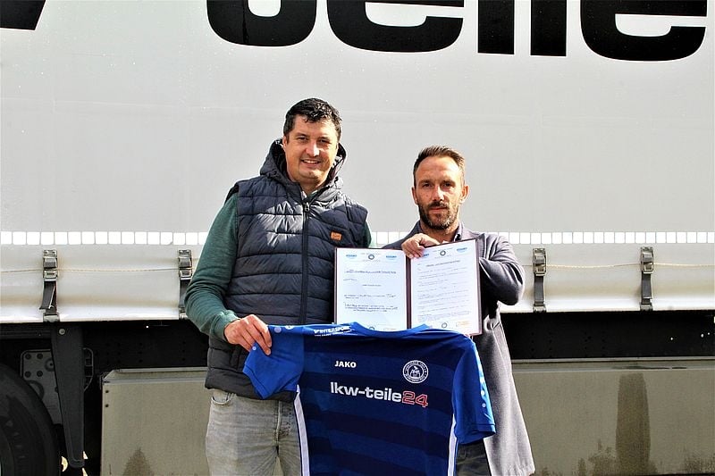 LKW Teile 24 neuer Hauptsponsor bei Eintracht Peitz