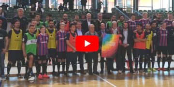 Erstes Fußballturnier "Cottbus ist bunt" im Februar 2018