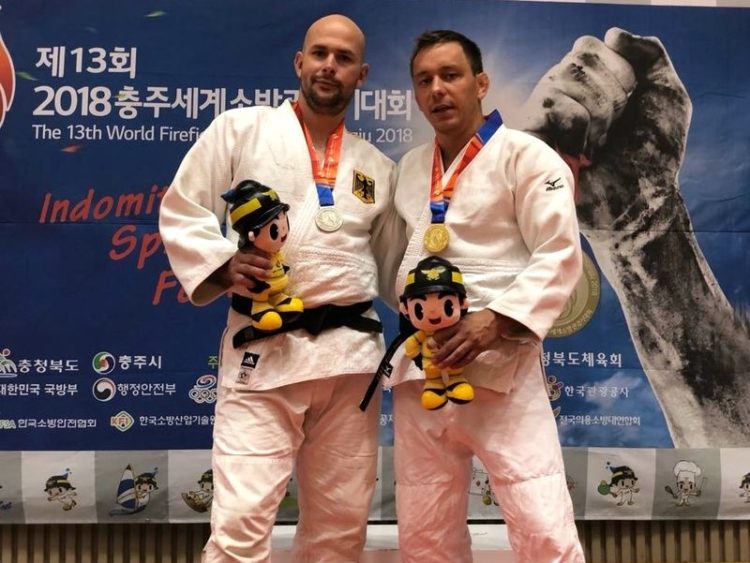 Spremberger Judoka Stefan Niesecke holt WM-Silber in Südkorea